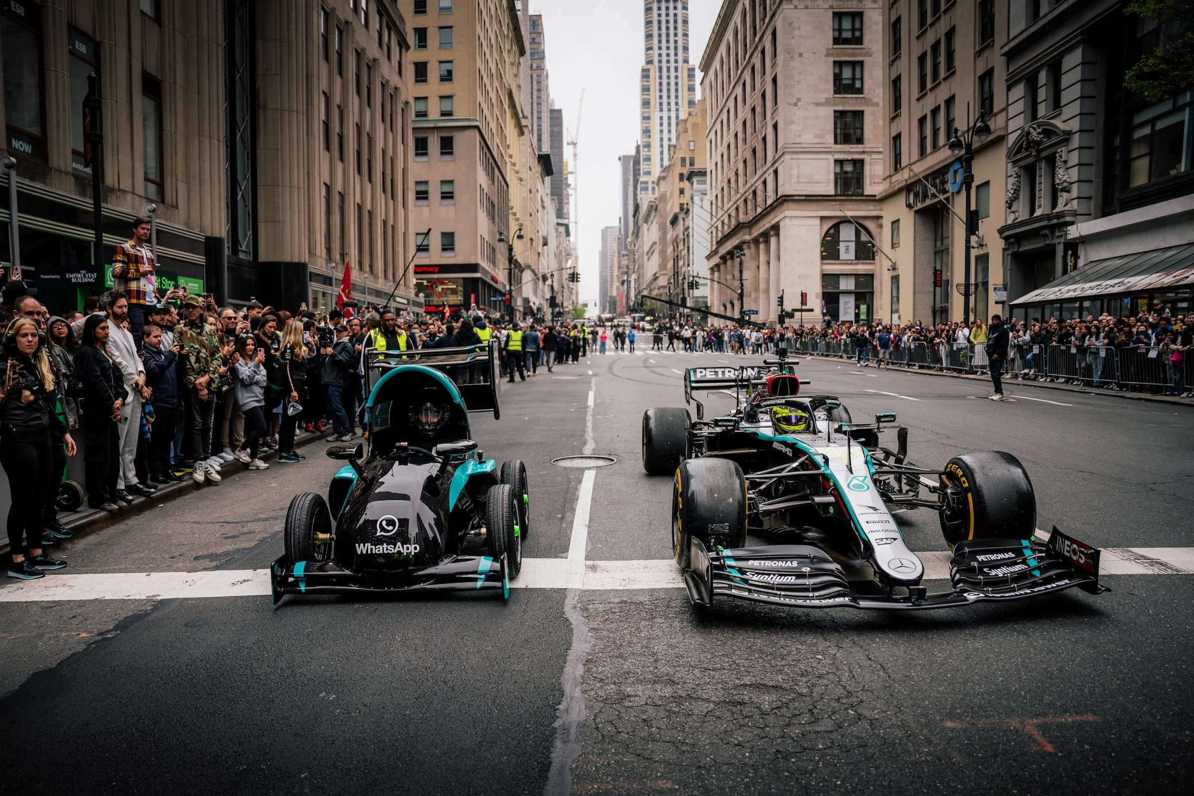 Mercedes AMG Petronas F1 New York Demo Run